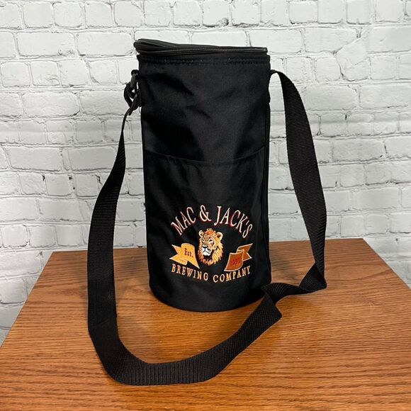 Mac & Jack’s Brewing Embroidered Growler cooler bag Beer - Picture 1 of 7